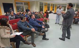 MOP Los Lagos se reúne con vecinos de Alerce para presentar inicio de obras de Red Primaria de Aguas Lluvias