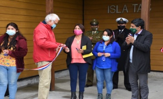 Autoridades inauguran nueva posta de salud rural en la isla Tac comuna de Quemchi