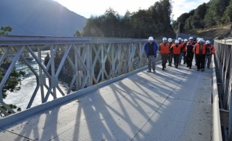 Camino entre Río Puelo y Paso el Bolsón se encuentra sólo a 21 kilómetros del límite internacional