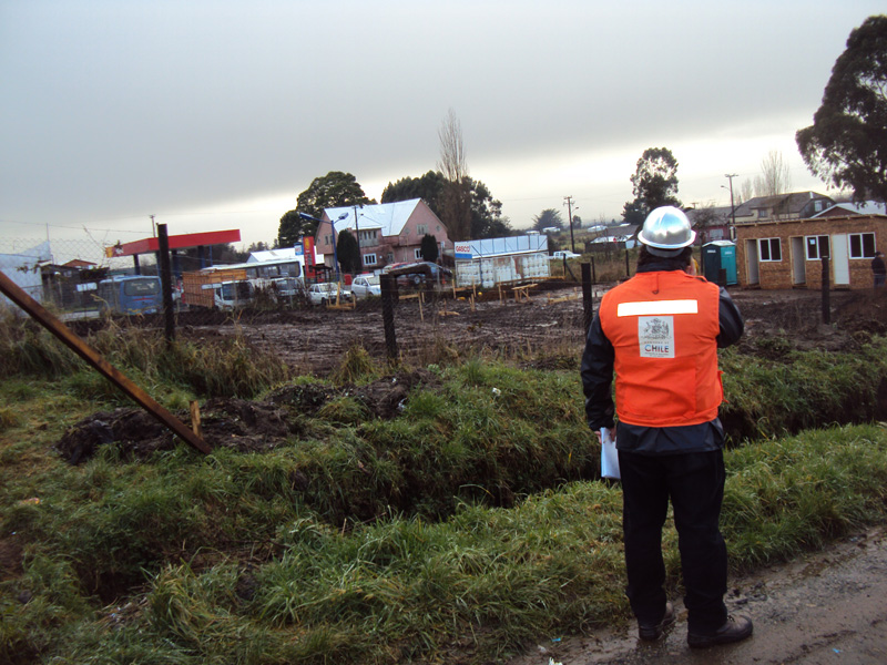 Construcción nueva bodega y talleres municipales de Los Muermos.