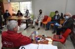 Autoridades supervisan Cesfam Marcelo Lopetegui en Osorno uno de los centros de vacunación para este miércoles