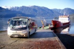 Bus de pasajeros cubrió tramo Puerto Montt – Chaitén, a través de territorio chileno por la Ruta Bimodal