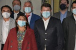 Gobernadores Regionales se reúnen con presidenta y vicepresidente de la convención constituyente