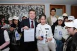 Niños De Puerto Octay, Río Negro Y Cascada Fueron Recibidos Por Ministro Lavín En Santiago
