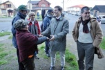 Emotivo encuentro entre Intendente y personas en situación de calle