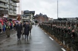 Intendente Jaime Brahm encabezó en Puerto Varas juramento a la Bandera de soldados el Regimiento Sangra