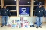 Aduana incautó cigarrillos que venían de contrabando en vehículo